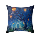 Axyaa Halloween Pumpkin Print Cushion Cover for Home Sofa Decoration