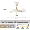 Axyaa High Wind LED Ceiling Fan Lights - Silent & Energy-Efficient