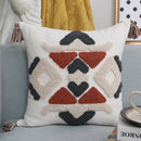 Axyaa Tufted Plush Tassels Cushion Cover for Stylish Home Decor