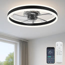 Axyaa Pendant Arm Ceiling Fan with Built-in LED Light, Adjustable Speed and Silent Operation