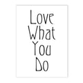 Nordic Love Life Quote Canvas Painting Wall Art for Living Room by Axyaa