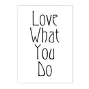 Nordic Love Life Quote Canvas Painting Wall Art for Living Room by Axyaa