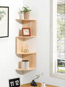 Corner Wall Shelf Axyaa - Space-Saving Storage Rack for Aesthetic Room Decor