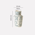 Ceramic Blue White Porcelain Vase for Home Decoration by Axyaa