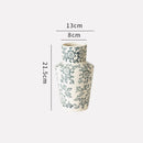 Ceramic Blue White Porcelain Vase for Home Decoration by Axyaa