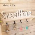 Axyaa Minimalist Wall Hanging Key Holder Wall-Mounted Shelf