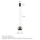 Axyaa Nordic Modern LED Chandelier Pendant Light for Bedroom and Kitchen