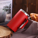 Axyaa Stainless Steel Vacuum Cup with Lid, Double-layer 24oz Mug