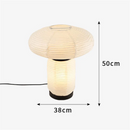 Axyaa Minimalist Rice Paper Table Lamp, LED E27 Modern Design
