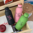 Axyaa Puppy Thermos Cup | Stainless Steel Insulated Water Bottle for Girls