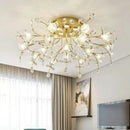 Axyaa High Gloss K9 Glass Ceiling Lamps - Modern, Luxurious Lighting Fixtures for Home Decor