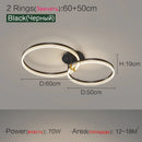 Axyaa Nordic LED Ceiling Lamp: Modern, Creative, and Atmospheric Lighting