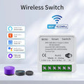 Axyaa WiFi LED Light Switch 1/2/3 Gang RF433MHz Panel Smart Life Alexa Google Home