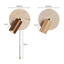 Axyaa LED Wall Lamps for Modern Wabi Sabi Living Room and Study Décor