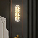 Axyaa Luxury Crystal Chandelier, Wall & Lobby Lamp Set