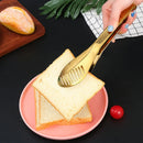 Axyaa Stainless Steel Food Tongs - Multi-Use Nonstick Clamp for Home Kitchen