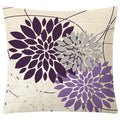 Axyaa Hydrangea Dandelion Cushion Cover: Home Car Sofa Decor Pillow Case