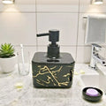 Axyaa Marble Pattern Soap Dispenser with Pump for Bathroom and Kitchen
