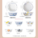 Axyaa 8-inch Baking Bowl Double Ear Tableware Oven Microwave Rice Baking Salad Tray