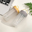 Axyaa Transparent Plastic Water Bottle Handle Coffee Mug Sport Cup - Student Kids