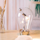 Axyaa Gravitational LED Table Lamp Chrome Bedroom Light Study Reading Art Work
