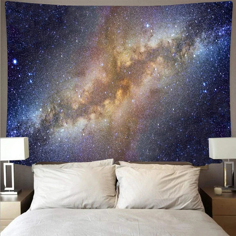 Axyaa Galaxy Star Large Tapestry Wall Cloth Psychedelic Hanging Beach Towel