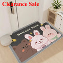 Axyaa Zero Formaldehyde Entry Door Mat - Crystal Velvet Suction Household Carpet