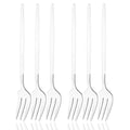 Axyaa Pink Gold Stainless Steel Small Forks Set of 6