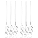 Axyaa Pink Gold Stainless Steel Small Forks Set of 6