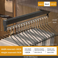 Axyaa Adjustable Telescopic Wardrobe Hanger | Extendable Clothes Rail Organizer