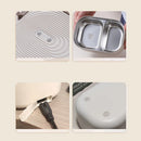 Axyaa Electric Heated Lunch Box Portable Stainless Steel Food Warmer Container