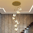 Axyaa Modern Butterfly Chandelier for Living Room Bedroom LED Lamps