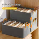 Axyaa Metal Frame Clothes Organizer Storage Box for Wardrobe Closet Organization