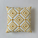 Axyaa Green Leaf Jacquard Embroidered Cushion Cover, 45x45cm