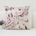Axyaa Japanese Cherry Blossom Pillowcase 40x40 Covers for Bed and Living Room
