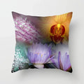 Axyaa Decor Pillowcase: Flower Print Square, Bedroom & Living Room 45x45cm