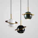 Axyaa Marble Pendant Lamp: Stylish Hanging Chandelier for Various Settings