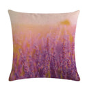 Axyaa Lavender Linen Throw Pillow 45*45cm