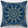 Axyaa Indian Mandala Print Polyester Pillow Case Sofa Decor Throw Pillows 45x45cm