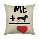 Axyaa Linen Pillowcase: Cartoon Digital Print Pattern for Office, Car, Home Sofa