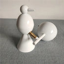 Axyaa Bird Wall Lamp: Creative LED Living Room Sconce, Bedroom Bedside Light