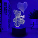 Axyaa Care Bear Night Light: Colorful Bedroom Lamp for Creative Atmosphere