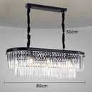 Axyaa Crystal Chandelier Stair Pendant Lamp Living Room Interior Lighting