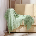 Axyaa Nordic Knitted Throw Blanket for Cozy Home and Hotel Decor