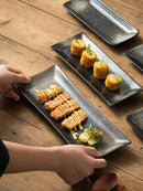 Axyaa Premium Sashimi and Vegetable Plate Set with Cutlery