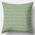 Axyaa Green Plaid Avocado Pillowcase Square Sofa Cushion Cover
