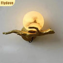 Axyaa Modern Marble LED Wall Lamp for Home Decor
