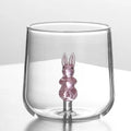 Axyaa 3D Animal Water Glass Tumbler Cup - Cute and Fun Design