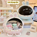 Axyaa Desktop Rabbit Storage Box Organizer for Girls' Accessories & Stationery