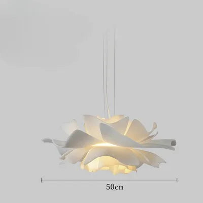 Axyaa Nordic Modern Acrylic Flower Chandelier for Living Dining Room Kitchen Bedroom